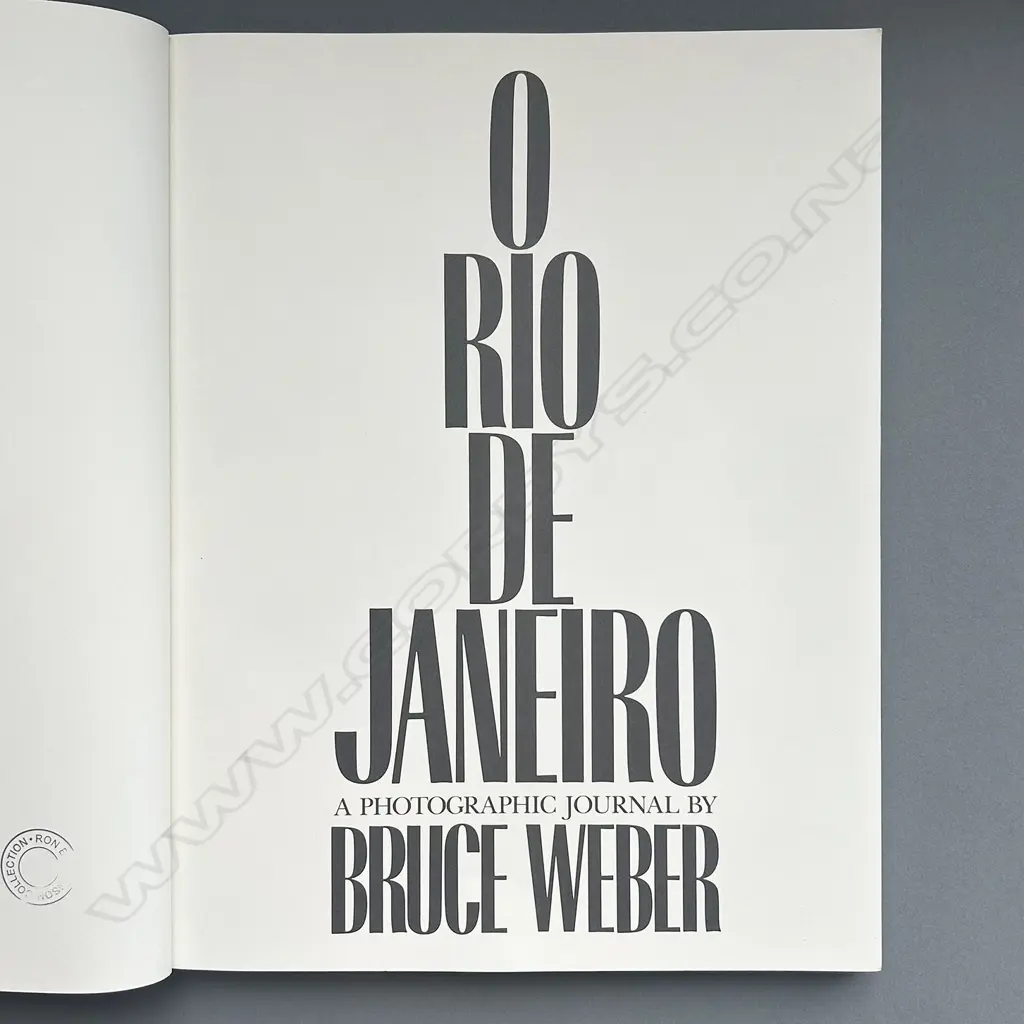 BRUCE WEBER: O RIO DE JANIERO Image 1++